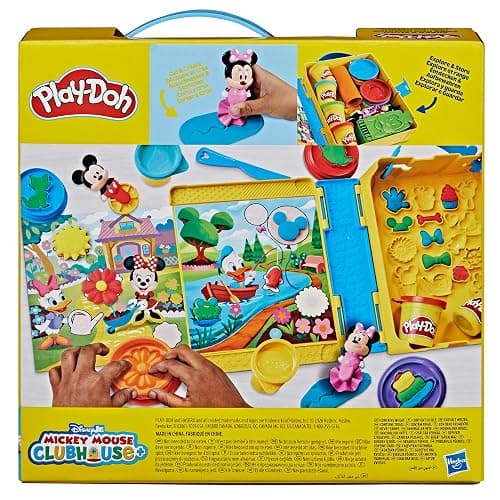Play-Doh Disney Junior Mickey Mouse Clubhouse, Shape a Story Playset, Storage & Travel, Arts & Crafts Preschool Toys for Kids 2+ thumbnail 4