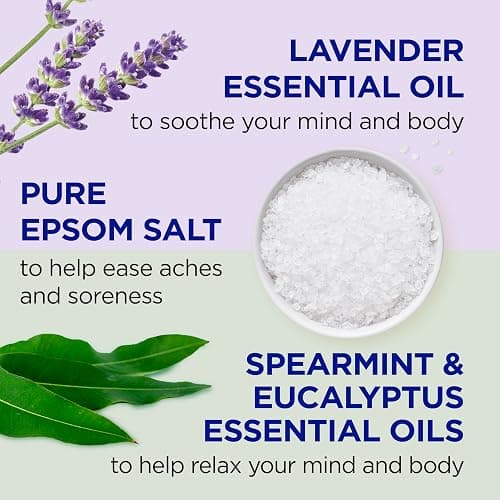 Dr Teal's Pure Epsom Salt, Lavender & Eucalyptus Duo Bundle, 3 lbs (Pack of 2) thumbnail 3