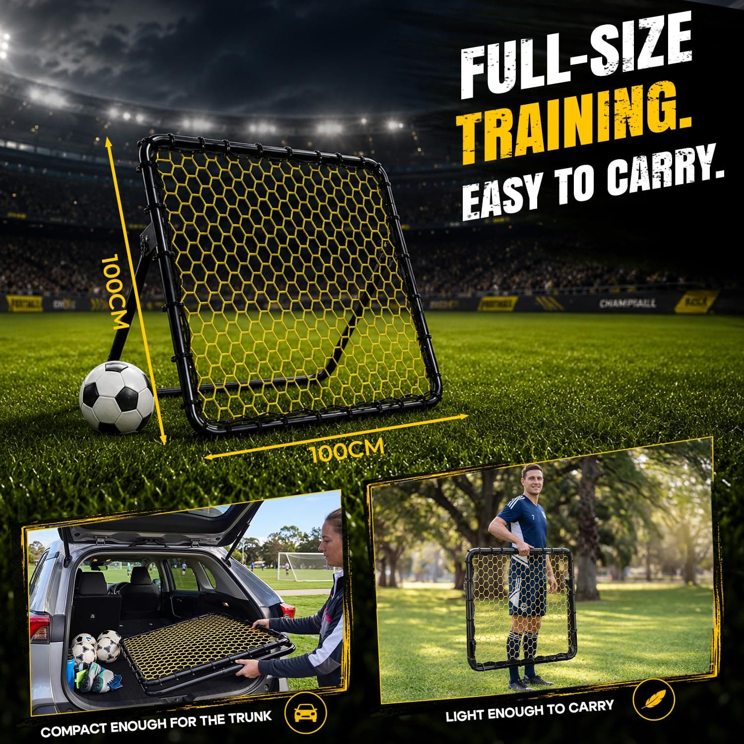 Happy Jump Portable Soccer Rebounder Net for Soccer Training Practice thumbnail 7