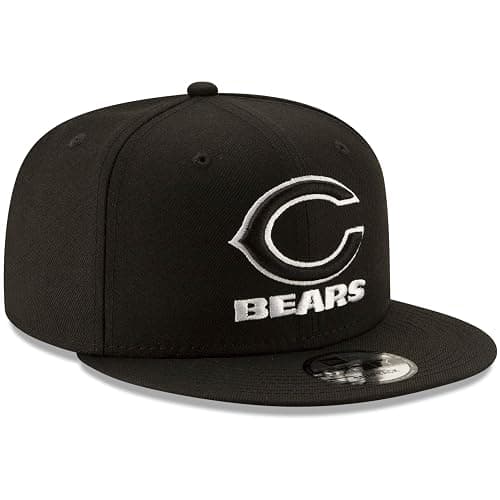 New Era NFL 9FIFTY Black White Adjustable Snapback Hat Cap One Size Fits All thumbnail 3