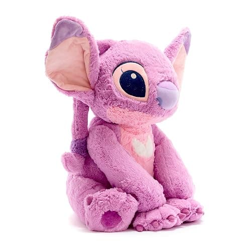 Disney Store Official Angel Large Soft Toy, Lilo and Stitch, 55cm/21”, Plush Cuddly Character, Pink Alien with Embroidered Details and Soft Feel Finish - Angel thumbnail 4