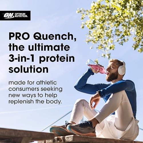Optimum Nutrition Pro Quench, 10g Clear Protein, 10g Collagen peptides & Electrolyte Powder Drink Mix, Strawberry, 20 Servings, 520 Grams (Packaging May Vary) thumbnail 7
