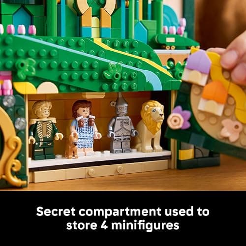 LEGO Wicked Emerald City Wall Art Building Set for Adults - Wall Decor for Living Room, Bedroom, or Dorm - Collectible Wicked Merch for Movie Fans - Gift Ideas for Women & Men, Ages 18+ - 75685 thumbnail 6