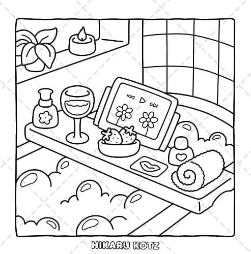 Self-Love: Girl Therapy Coloring Book to Inspire Yourself and Love Who You Are (Bold & Easy Coloring Book) thumbnail 7