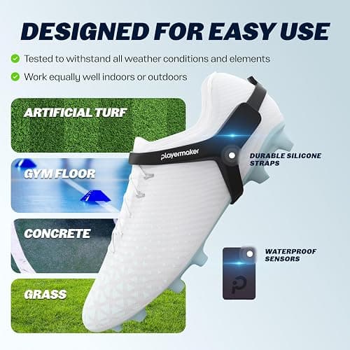 CITYPLAY Smart Soccer Tracker for Cleats - Training Sensor for Youth | Tracks 25+ Technical & Physical Metrics - 12-Month App Access - High-Precision Foot Wearable Technology - Ideal Soccer Gift thumbnail 8