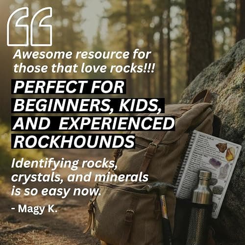 Rocks and Minerals of the United States Identification Field Guide | Waterproof | Easily Find & Identify Crystals, Gems, Geodes, and Rocks | Ideal for Rockhounds, Hikers, Beginners & Kids thumbnail 4