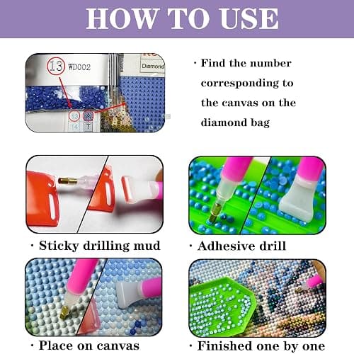 Eiflow Diamond Gem Craft Painting Kits for Adults Religion Cross, 5D Christ Diamond Art Kits DIY Full Round Drill Mosaic Painting(30x40cm/12x16in) thumbnail 6