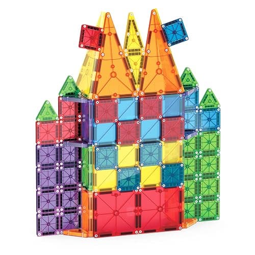 MAGNA-TILES Combo 62-Piece Magnetic Construction Set, The Original Magnetic Building Brand thumbnail 6