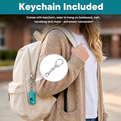 KoveYzao 1080P Keychain Camera with 8GB Card, Retro 2MP Mini Digicam | Built-in 12 Filters and 16X Zoom, Rechargeable Battery, Ideal Gifts for Teens & Adult Beginners (Mint) thumbnail 6