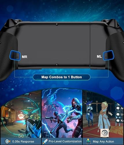 Mocagen Mobile Gaming Controller, MC2 Phone Controller for iPhone/Android/Switch/Oled/Switch 2 with Programmable/Hall Effect Joysticks & Analog Triggers/RGB Light thumbnail 2