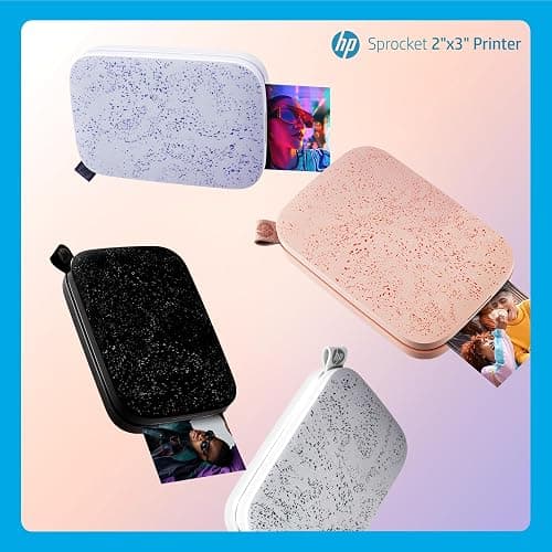 HP Sprocket Portable 2x3 Inch Instant Photo Printer (Blush Pink) Print Pictures on Zink Sticky-Backed Paper From Your iOS & Android Device thumbnail 8