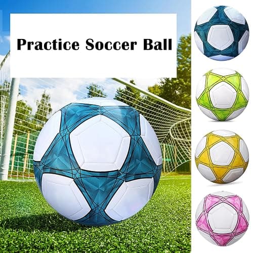 AYANICA Soccer Ball Size 3,4,5 Soft PU for Practice Training Gift Boys Girls Kid Come with Pump and Needle thumbnail 3
