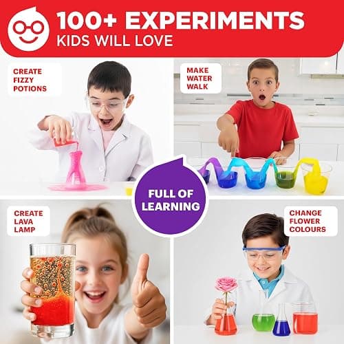 Doctor Jupiter My First Science Kit for Kids Ages 4-5-6-7-8 | Christmas, Birthday Gift Ideas for 4+ Year Old Boys & Girls | Toy Stem Kit with 100+ Experiments | Learning & Educational Projects thumbnail 3