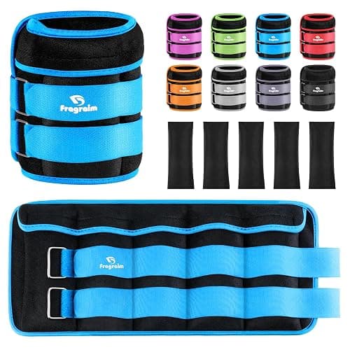 Adjustable Ankle Weights 1-3/4/5/6/8/10/12/15/20 LBS Pair with Removable Weight for Jogging, Gymnastics, Aerobics, Physical Therapy - Image 1