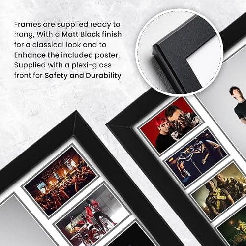 Twenty One Pilots Musical duo Signed Poster Print - Limited Edition Autograph Fan Gift – Collectible Memorabilia Merchandise (Framed A4 (30x21cm)) thumbnail 6