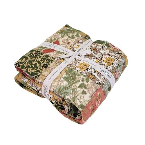 Greenland Home Antique Chic Quilted Patchwork Throw, 50" x 60" , Multicolor thumbnail 6