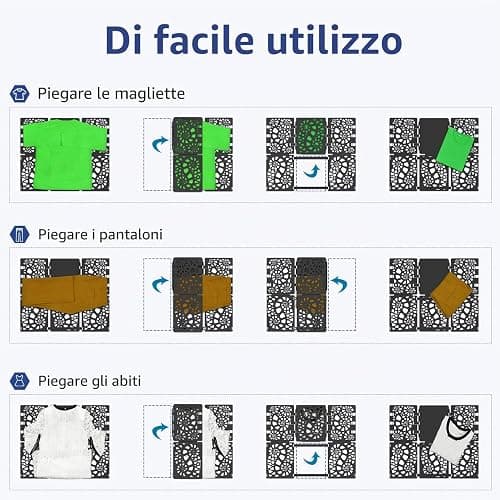 BoxLegend Piega Magliette V1-Plus Piega Magliette Adulti e Bambini Abbigliamento Veloce e Conveniente per Piega Camicie Piegare Magliette Nero thumbnail 3