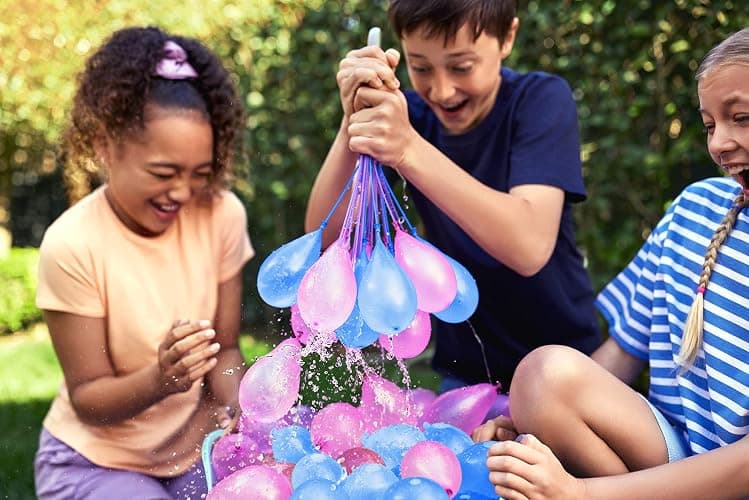 Bunch O Balloons Tropical Party (6 Pack) by ZURU, 200+ Rapid-Filling Self-Sealing Tropical Colored Water Balloons for Outdoor Family, Friends, Children Summer Fun (6 Pack) - Tropical thumbnail 4
