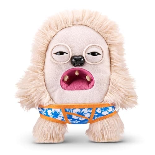 Fuggler Vacay Vibes by ZURU, Funny Ugly Monster, Plush, Collectible, Toy (Hedge Grog - Cream) - Image 1