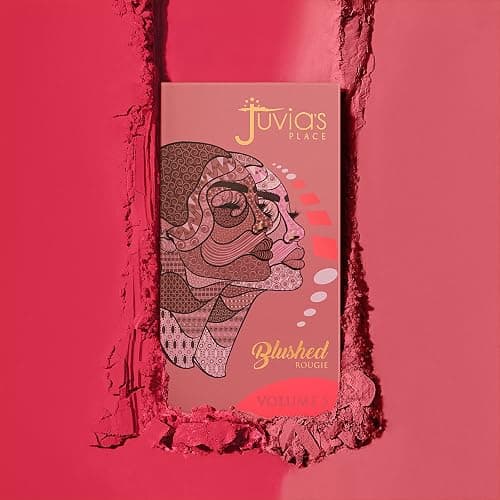 Juvia's Place Blushed Duo Blush Volume5 - Two Tone Pigmented Buildable Pressed Mineral Powder - Rosy Natural Cheeks Matte Fresh Finish for All Skin Color thumbnail 6