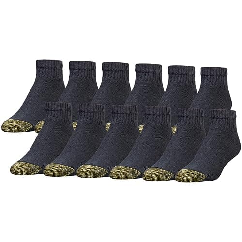 GOLDTOE Men's 656P Cotton Ankle Athletic Socks, Multipairs - Image 1