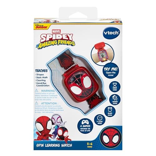 VTech Spidey and His Amazing Friends Spin Learning Watch thumbnail 5