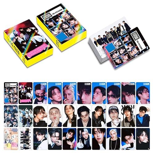 MeiYiYou 8Pack/240PCS Stray-K Photocards,Stray-K Lomo Cards Greeting Cards for Collection(Pink) thumbnail 3