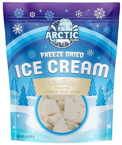 Arctic Farms Freeze Dried Ice Cream that Does Not Melt (Vanilla) thumbnail 3