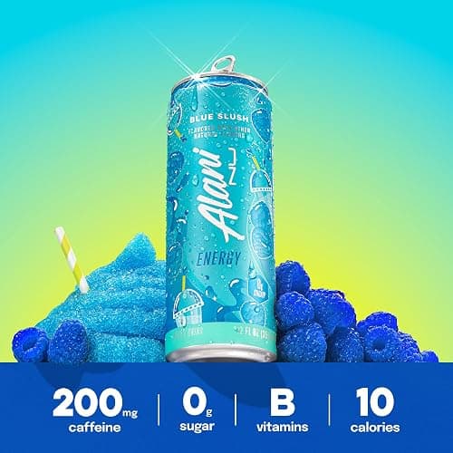 Alani Nu Blue Slush Sugar Free Energy Drink (Pack of 12) thumbnail 5