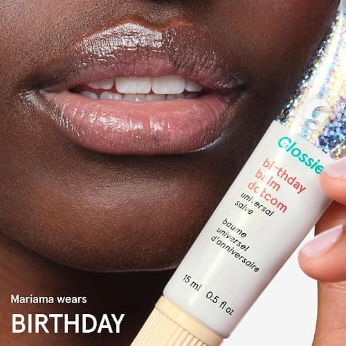 Glossier Balm Dotcom Lip Balm & Universal Salve, Birthday, Soft Shimmer | Up to 12-Hour Moisture, Nourishes Dry Cuticles & Skin, Antioxidant-Rich Lanolin, Beeswax & Castor Oil, Cruelty-Free thumbnail 6