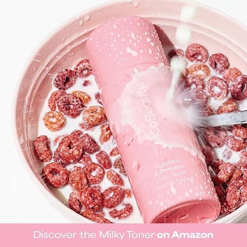 MCoBeauty Hydrate & Prepare Milky Toner - Ceramide Hyaluronic Acid Toner Essence for Plump Dewy Glazed Skin - Calming Hydrating Face Milk - Makeup Prep for Dry Sensitive Skin - Vegan & Cruelty Free thumbnail 7
