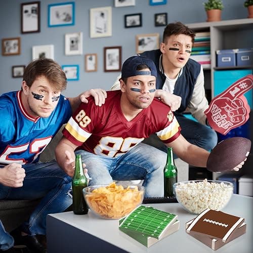 ArtCreativity 80 Pack Football Field Napkins - Set of 80 - Football Napkin Table Party Decor Supplies - 2026 Napkins Party Supplies and Table Decorations thumbnail 6