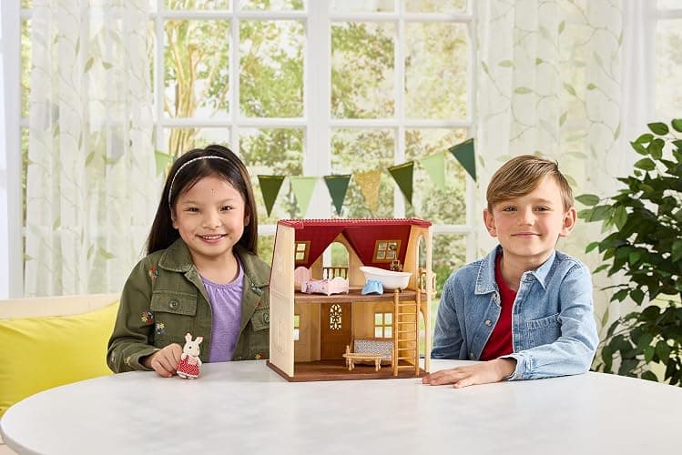 Calico Critters - Red Roof Home - Cozy Cottage - 2026 Edition Dollhouse – Kids Pretend Play House, Miniature Home Playset, Expandable Design, Ages 3+ thumbnail 2