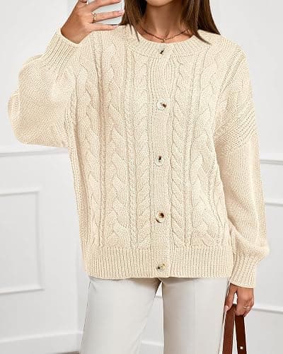 BTFBM Chunky Cardigan Sweaters thumbnail 5