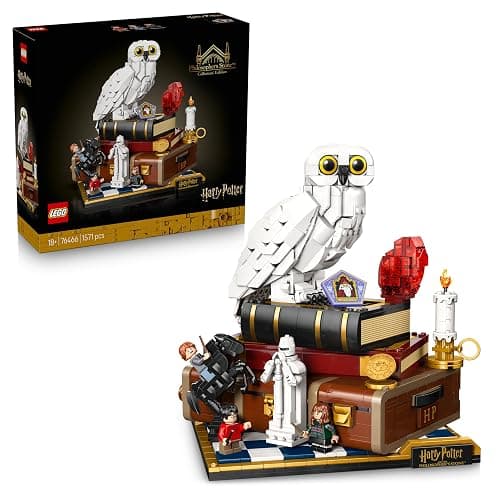 LEGO Harry Potter L’École des Sorciers – Édition Collector - Maquette DIY - Décoration Intérieure - Scènes Miniatures du Film - Figurine d'Hedwige - 3 Minifigurines - Idée Cadeau pour Fan Adulte 76466 - Image 1