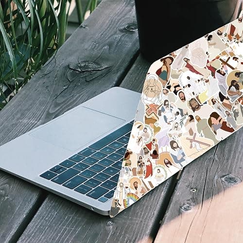 ROTY 100 Pcs Jesus Stickers Aesthetic Christian Stickers, Religious Cross Faith Waterproof Vinyl Gifts for Phone, Water Bottle, Luggage, Laptop, Adults Teens thumbnail 6