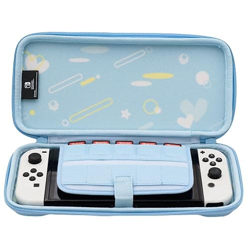 HORI Slim Tough Pouch (City Pop Peach) Carrying Case for Nintendo Switch - Officially Licensed by Nintendo thumbnail 6