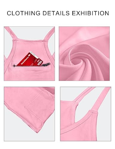 VIUTIL Womens Athletic Dress Built in Shorts Hot Shot Mini Dress Spaghetti Straps Tennis Workout 2026 Summer Romper Dress thumbnail 3