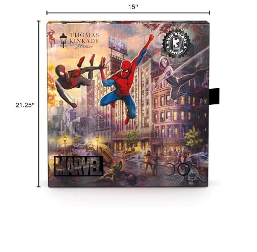 Buffalo Games - Marvel Comics Spider-Man and Friends - 500 Piece Puzzle | Silver Select, Officially Licensed, Recycled Board, Finished Size 21.25 x 15 in, Includes Poster, Giftable Drawer Box thumbnail 2