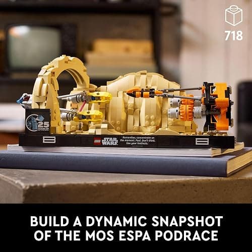 LEGO Star Wars: The Phantom Menace Mos ESPA Podrace Diorama, Build and Display Model for Adults, Star Wars Fan Gift with Anakin Skywalker's Podracer, 75380 thumbnail 3