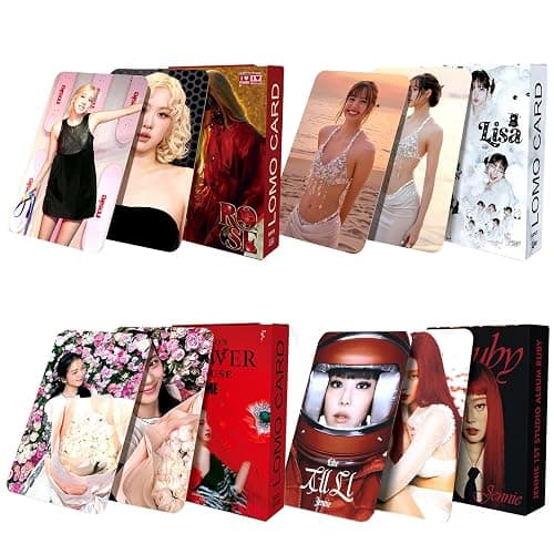 KPOPBP Lomo Card Season's Greetings Photocard Personal Pictures 4 Boxes / 220 PCS Set Lomo Card Gift for Blink Girls and Boys - Image 1