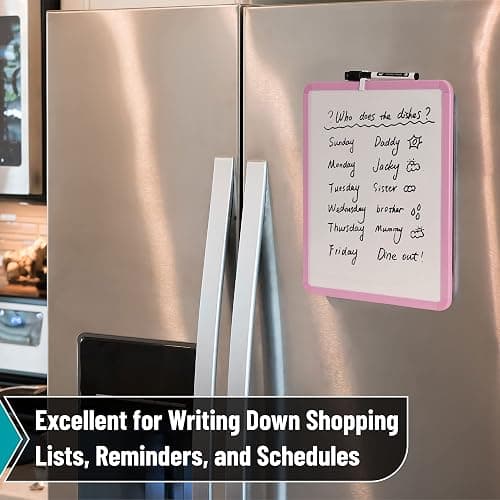 Mr. Pen- Dry Erase Board, 14” x 11” with a Black Dry Erase Marker, Small Mini White Board for Students thumbnail 7