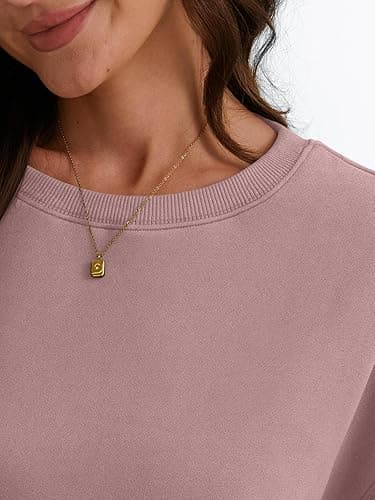 EFAN Womens Sweatshirts Oversized Crewneck Y2K Fleece Hoodies Fall Fashion 2025 Teen Girls Cute Winter Clothes Sweater thumbnail 6