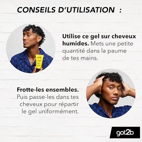 Got2b, Colle Serre, Gel Coiffant Superglue Glued, Gel Waterproof Tenue Longue Duree, Resistant a L'Eau, Fixation Ultime, Formule Vegane, 72% d'ingredients d'origine naturelle, 150ml thumbnail 5