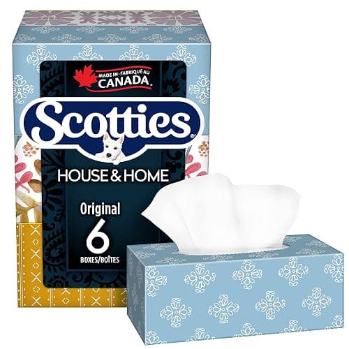 Scotties Facial Tissue, 2-ply, 126 sheets per box - 6 Pack (Canadian) - Image 1