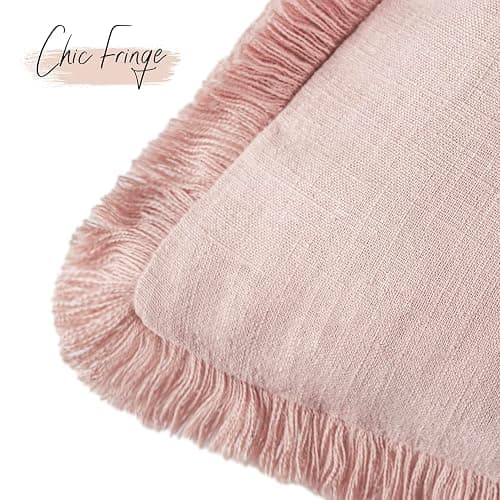  Linen Fringe  Throw Pillow thumbnail 4