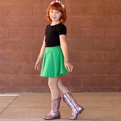 City Threads Big Girls' Cotton Twirly Skirt thumbnail 3