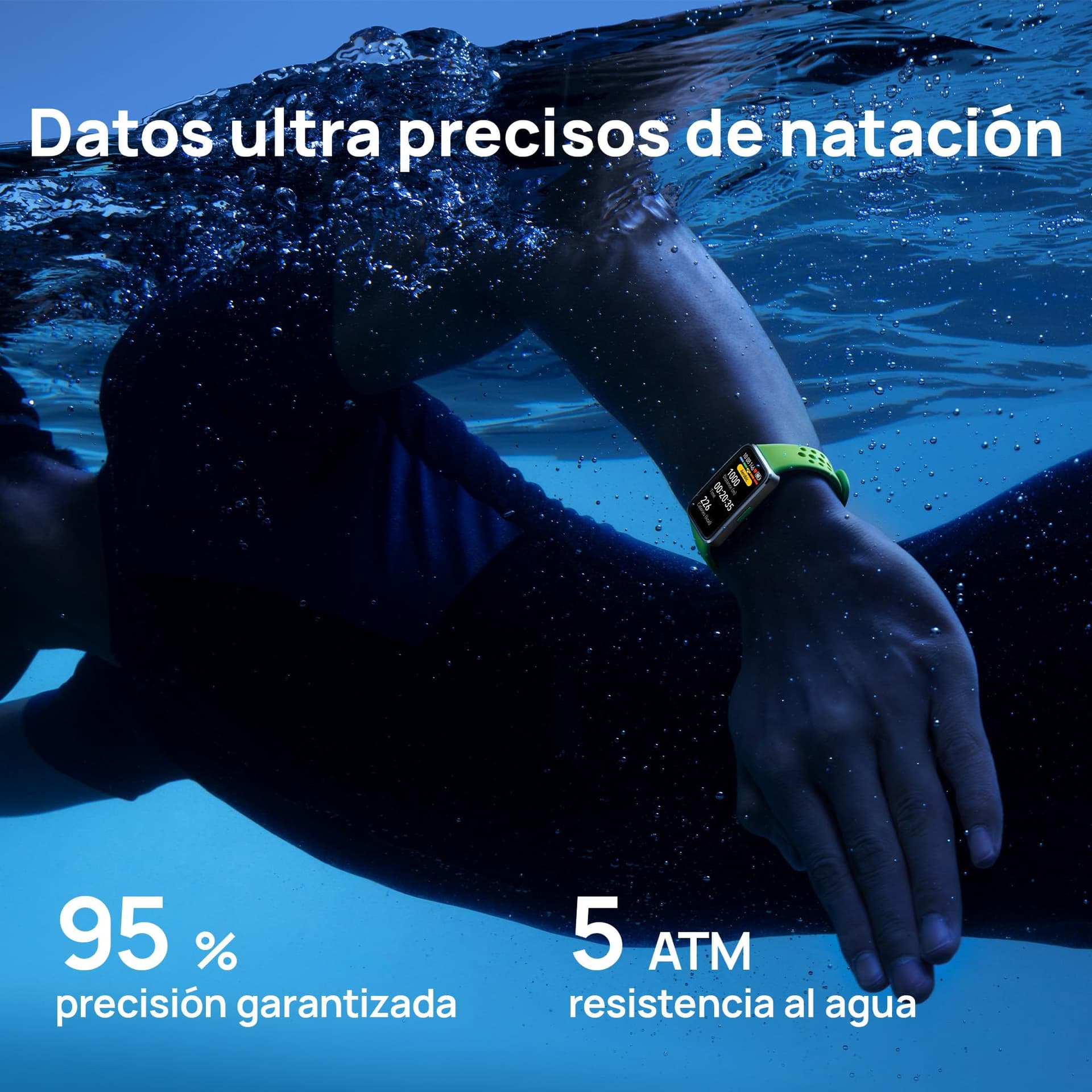 HUAWEI Band 10 Smartwatch, Monitoreo Deportivo con IA, Monitoreo de sueño avanzado, Asistente de Bienestar Emocional, Carga rápida, Compatible con iOS y Android, Negro Polimero thumbnail 6
