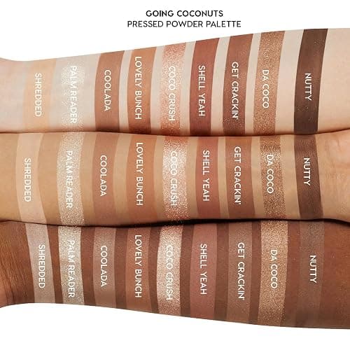 ColourPop Going Coconuts Eyeshadow Palette - Cool-Toned Neutral Eyeshadow Palette with Ultra-Velvety and Silky Finishes - High-Pigment Eye Makeup with a Long-Wearing Formula (0.3 oz) thumbnail 3