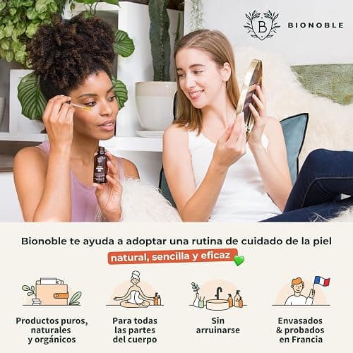 BIONOBLE Aceite de Romero para el Cabello Orgánico - Estimula Crecimiento Pelo, Nutre el Cuero Cabelludo - Aceite Esencial de Romero, Ricino - Rosemary Oil Hair Growth - Botella Vidrio, Pipeta - 50ml thumbnail 9